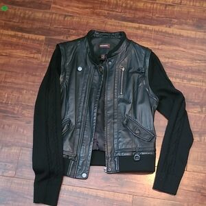 Black Leather Jacket by [Danier]